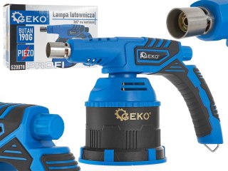 Lampa lutownicza z piezo 360 stopni na kartusze 190g PROFI (12) Geko