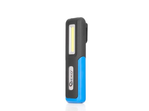 Lampa warsztatowa 3W 3W LED COB 1200mAh z uchwytem i magnesem (48) Geko