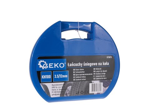 Łańcuchy śniegowe na koła KN100 3.5/12mm Geko