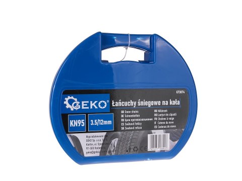Łańcuchy śniegowe na koła KN95 3.5/12mm (5) Geko