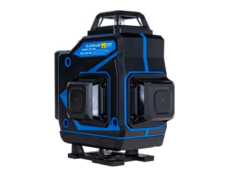 Laser krzyżowy 360° 4D 2xAKU walizka akcesoria (4) Geko