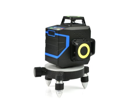 Laser samopoziomujący 3D 360 12x zielone linie (8) Geko