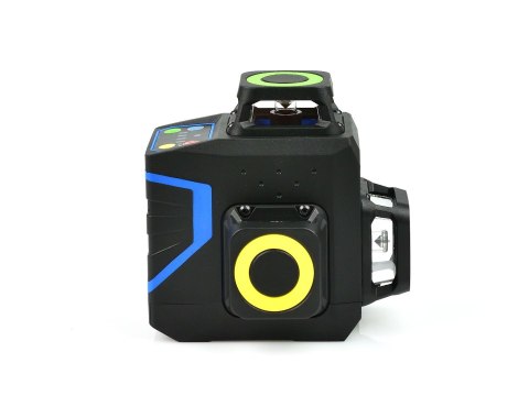 Laser samopoziomujący 3D 360 12x zielone linie (8) Geko