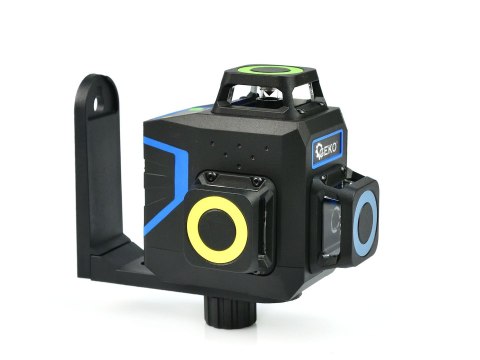 Laser samopoziomujący 3D 360 12x zielone linie (8) Geko