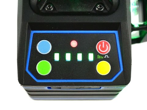 Laser samopoziomujący 3D 360 12x zielone linie (8) Geko