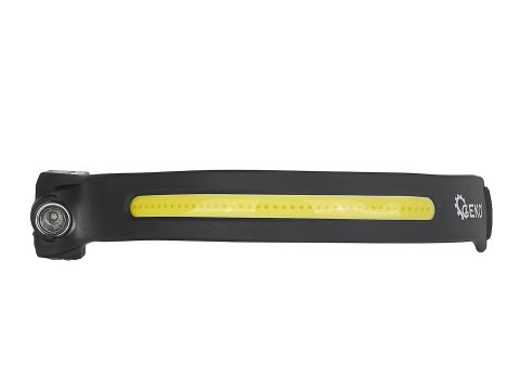 Latarka czołowa z czujnikiem ruchu LED COB 3W 1W XPE 1200mAh 350lm IPX4 (100) Geko