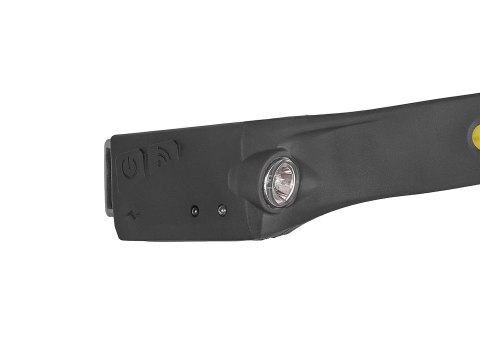 Latarka czołowa z czujnikiem ruchu LED COB 3W 1W XPE 1200mAh 350lm IPX4 (100) Geko