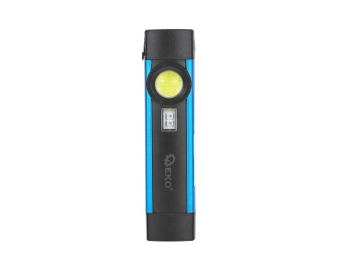 Latarka wielofunkcyjna z magnesem UV LED COB 5W 2000mAh 300lm IP54 - kartonik wystawowy (12/96) Geko