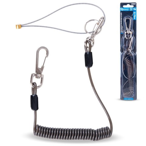 Linka elastyczna zabezpieczająca narzędzie 1.5mm 3kg (144) Geko