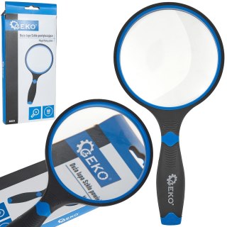 Lupa - szkło powiększające z gumowaną rączką 100mm 3x (72) Geko