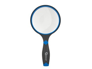 Lupa - szkło powiększające z gumowaną rączką 100mm 3x (72) Geko