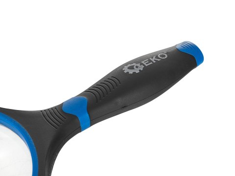 Lupa - szkło powiększające z gumowaną rączką 100mm 3x (72) Geko