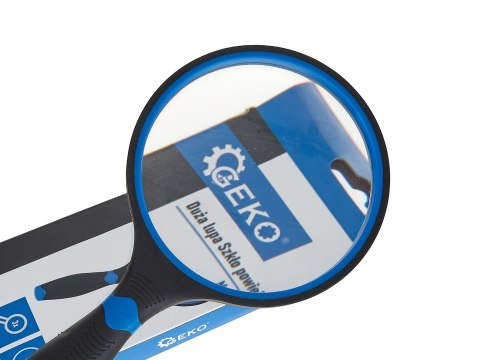 Lupa - szkło powiększające z gumowaną rączką 100mm 3x (72) Geko