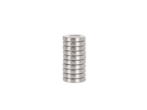 Magnes neodymowy walcowy z otworem na wkręt 14x3mm Geko