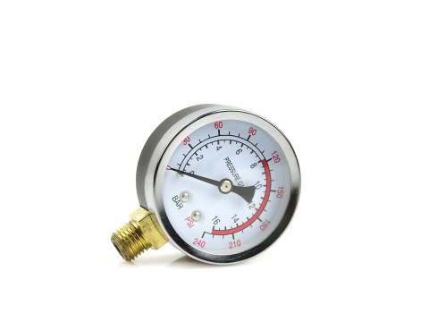 Manometr regulatora kompresora gw. 14mmx1,5mm 100L(G80302) (1) Geko