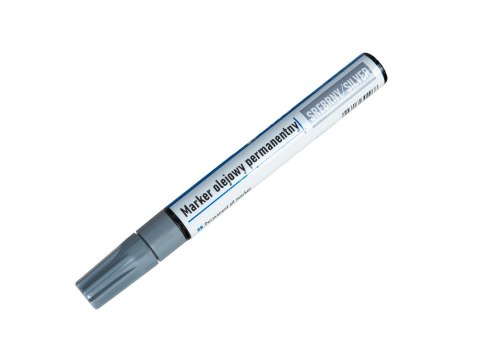 Marker olejowy permanentny srebrny (25/500) Geko