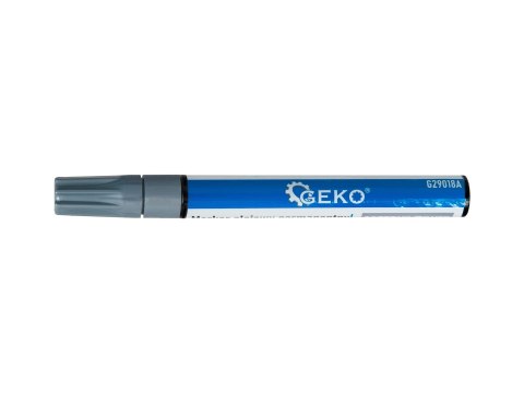 Marker olejowy permanentny srebrny - kartonik wystawowy (24/480) Geko