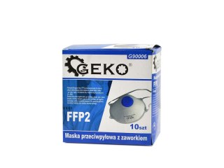 Maska przeciwpyłowa z zaworkiem FFP2 (10/200) Geko