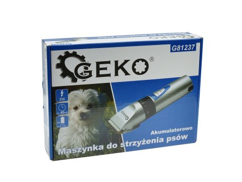 Maszynka akumulatorowa do strzyżenia psów (20) Geko