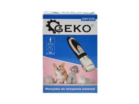 Maszynka do strzyżenia zwierząt 3.7V (20) Geko