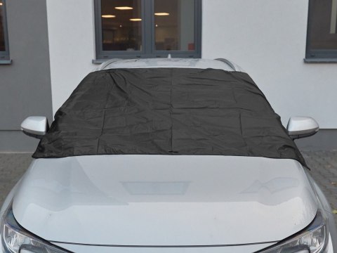 Mata antyszronowa na szybę z magnesami 170x120cm uszy Geko