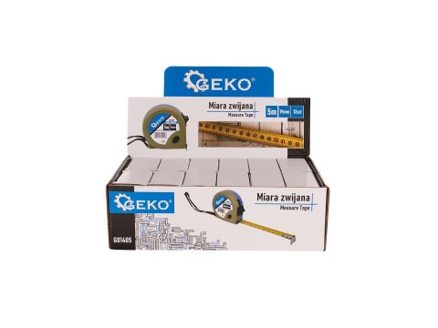 Miara 5mx19mmx0,115mm kolor GEKO(12/120) Geko