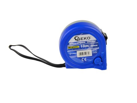 Miara zwijana 10mx25mm z magnesem(6/60) Geko