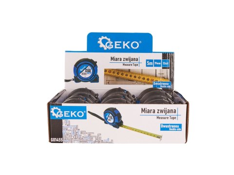 Miara zwijana 5mx19mm Dwustronna Double-side (12/120) Geko