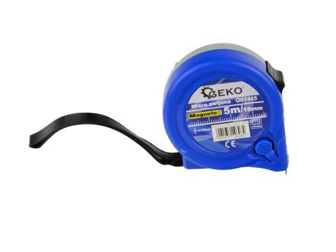 Miara zwijana 5mx19mm z magnesem(12/120) Geko