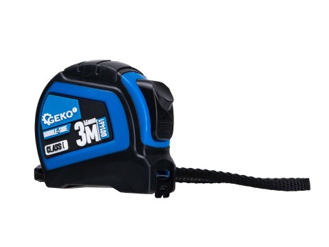 Miara zwijana nylon dwustronna z autostopem 3m/16mm KLASA I - kartonik wystawowy (12/120) Geko