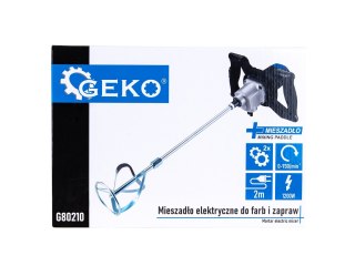 Mieszadło elektryczne do farb i zapraw 1200W 2biegi z dodatkowym mieszadłem (4) Geko