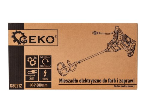Mieszadło elektryczne do farb i zapraw 1600W 2biegi (2) Geko