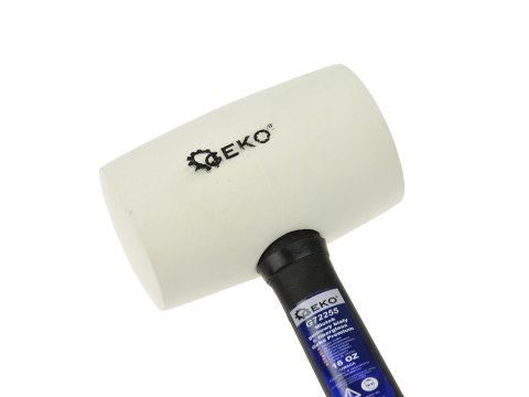 Młotek gumowy 16 OZ/600G/ biały Geko Premium r.fiberglass(24/48) Geko