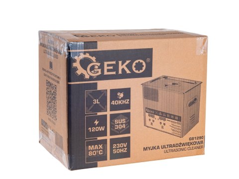 Myjka Ultradźwiękowa 120W 3L Geko