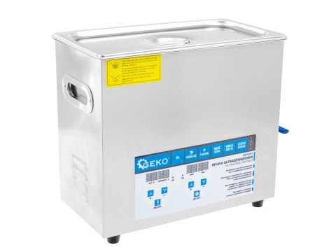 Myjka Ultradźwiękowa 180W 6L (1) Geko