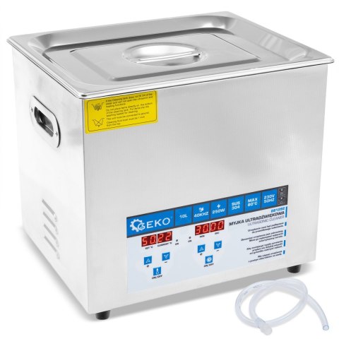 Myjka Ultradźwiękowa 250W 10L (1) Geko