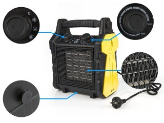 Nagrzewnica elektryczna ceramiczna - grzejnik 3KW (1) Geko
