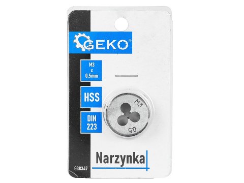 Narzynka M3 x 0,5mm (150/300) Geko