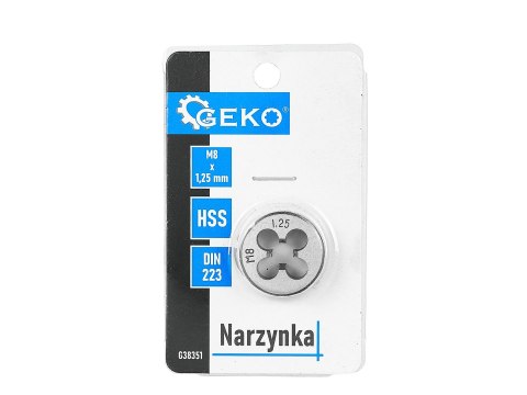 Narzynka M8 x 1,25mm (150/300) Geko