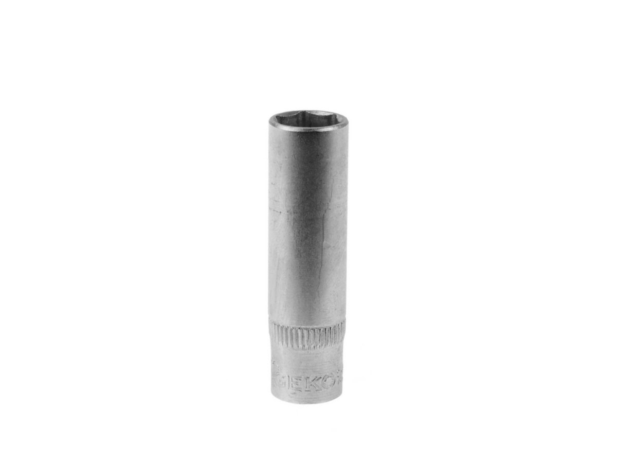 Nasadka 6-kąt.długa 1/4" CRV 13mm Geko