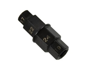 Nasadka osi przedniego koła 17mm*19mm*22mm*24mm (40/50/100) Geko