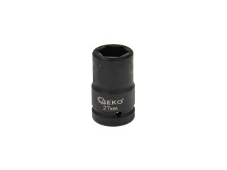 Nasadka udarowa 1" 27mm czarna Geko