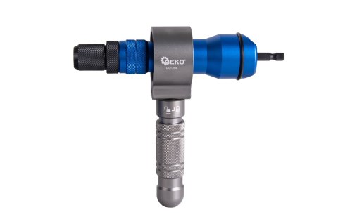 Nitownica na wkrętarkę 3w1 - adapter do nitonakrętek i nitów (10) Geko