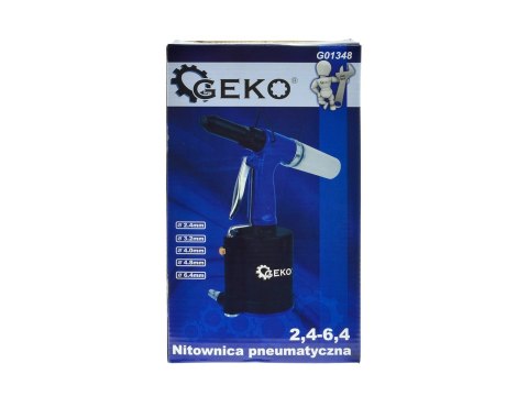 Nitownica pneumatyczna 2,4-6,4mm (10) Geko