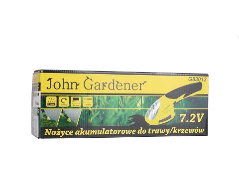 Nożyce akumulatorowe do trawy/krzewów 7.2V 120mm (4) Geko