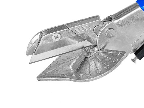 Nożyce kątowe do cięcia uszczelek 45-135° 220mm (12/48) Geko