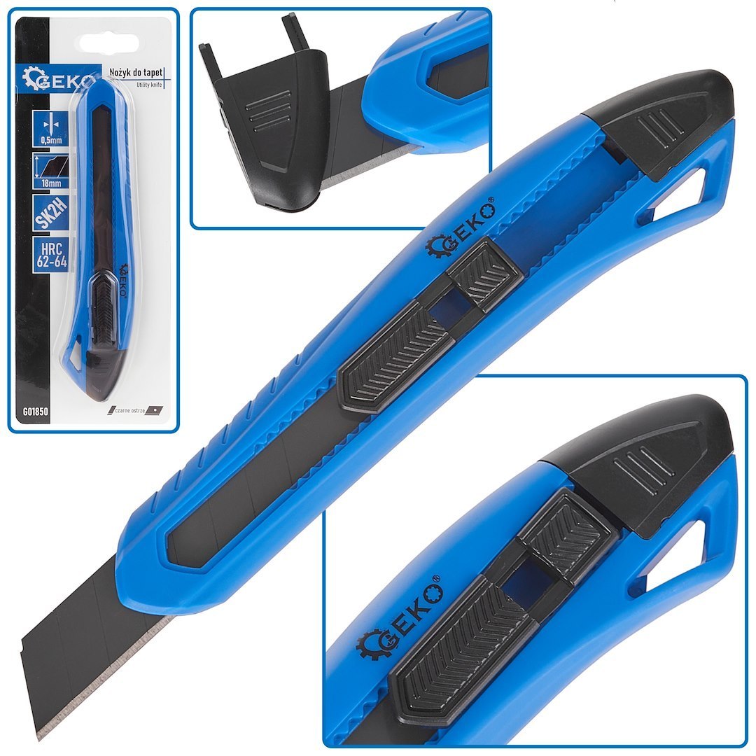 Nożyk do tapet 100x18x0.5mm ERGO SK2H (10/120) Geko