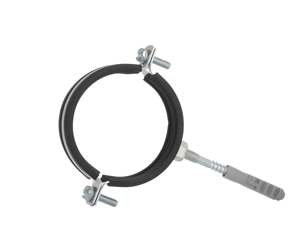 Obejma metalowa z gumą do rur 2 1/2" 75-80mm Geko