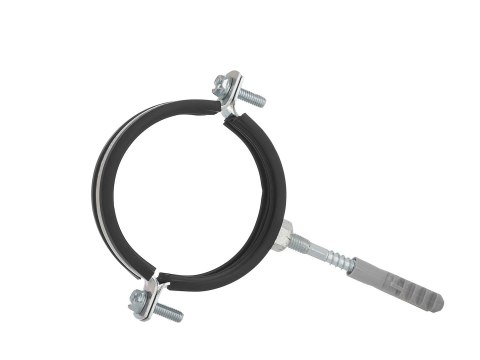 Obejma metalowa z gumą do rur 2 1/2" 75-80mm (100) Geko