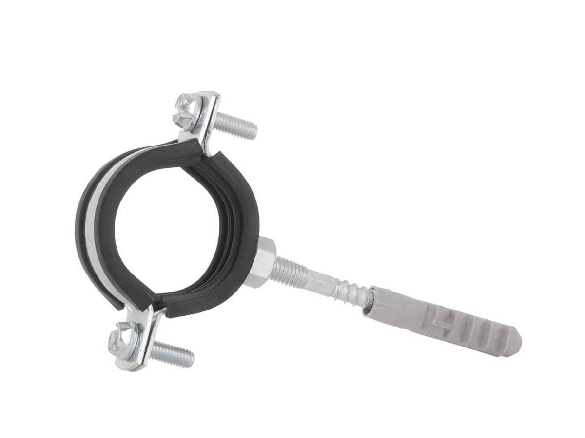 Obejma metalowa z gumą do rur 5/4" 38-43mm Geko
